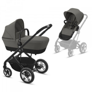 Kinderwagen Cybex Talos S Soho Grey / Mid Grey + Gratis Wipstoel