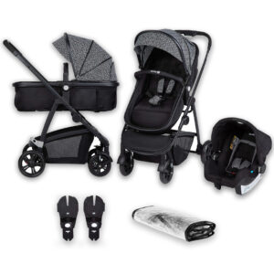 Kinderwagen Hello 3-in-1 Safety 1st Geo Metric Zwart Grijs