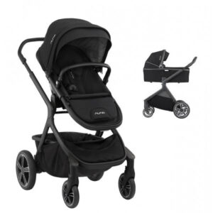 Kinderwagen Nuna Demi Grow Caviar/Charcoal + Gratis Wipstoel