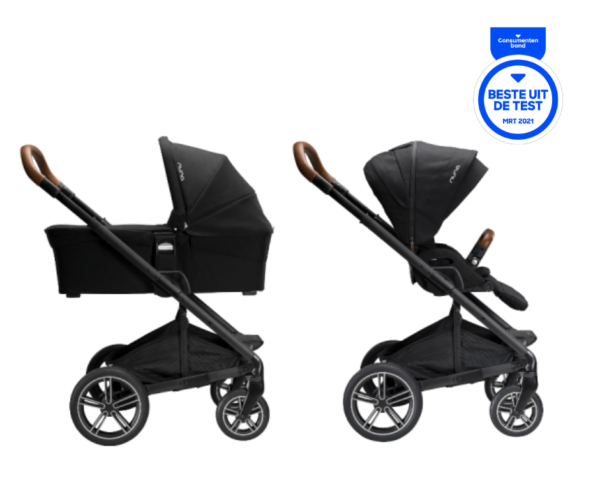 Kinderwagen Nuna Mixx Next Caviar + Gratis Kinderwagen