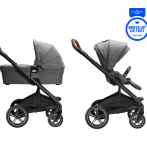 Kinderwagen Nuna Mixx Next Granite + Gratis Wipstoel