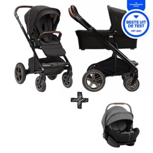 SET | Kinderwagen Nuna Mixx Next Riveted + Autostoel Nuna Arra Next