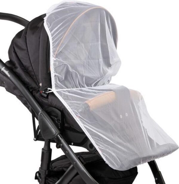 Caretero Muggennet voor Kinderwagen - Klamboe - Kinderwagen muggen net