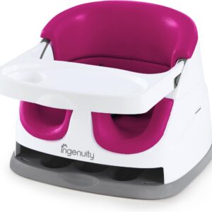 Ingenuity Baby Base 2-in-1 Stoelverhoger - Pink Flambe