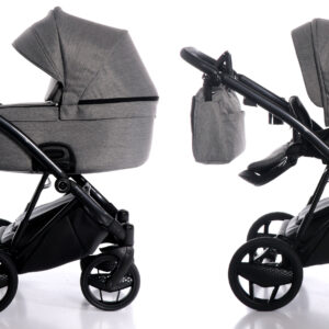 Kinderwagen Invictus 2.0 Dark Grey Frame - Dark Grey Melange