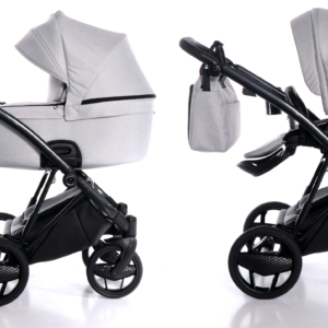 Kinderwagen Invictus 2.0 Dark Grey Frame - Light Grey Melange