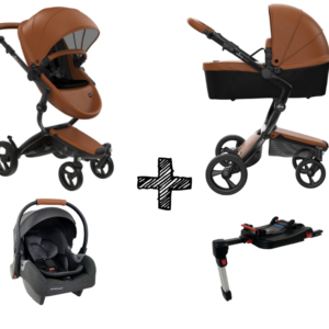 Kinderwagen Mima Xari Camel met Autostoel & Isofix Base