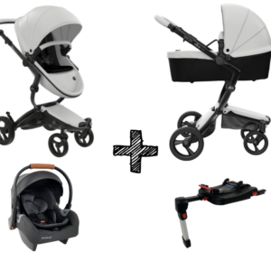 Kinderwagen Mima Xari Snow White met Autostoel & Isofix Base