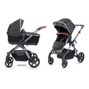 Kinderwagen Silver Cross Wave Charcoal + Gratis Wipstoel