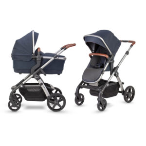 Kinderwagen Silver Cross Wave Indigo + Gratis Wipstoel