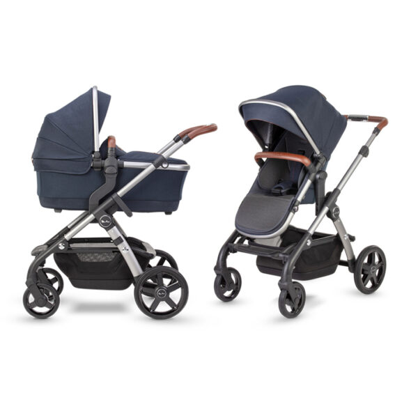 Kinderwagen Silver Cross Wave Indigo + Gratis Wipstoel