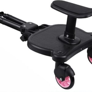 Meerijdplankje - Kinderwagen Zitje - Buggyboard - Zwart