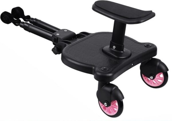 Meerijdplankje - Kinderwagen Zitje - Buggyboard - Zwart