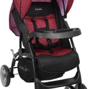 TROTTINE Cassiopé duobuggy Gecombineerde kinderwagen + Groep O blauw - Nami rood