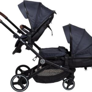 BabyGo - Duo-Kinderwagen - Grijs