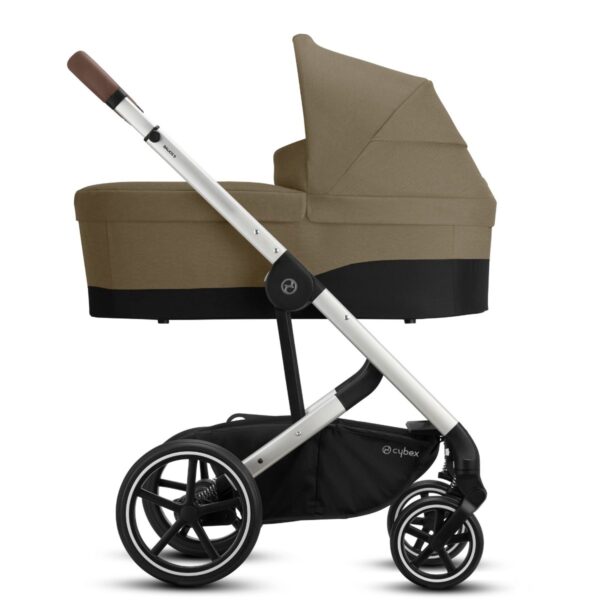 Cybex Kinderwagen 2 In 1 Balios S Lux Classic Beige Frame Silver + Autostoel Adapters + Regenhoes + Voetenzak