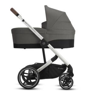 Cybex Kinderwagen 2 In 1 Balios S Lux Soho Grey Frame Silver + Autostoel Adapters + Regenhoes + Voetenzak