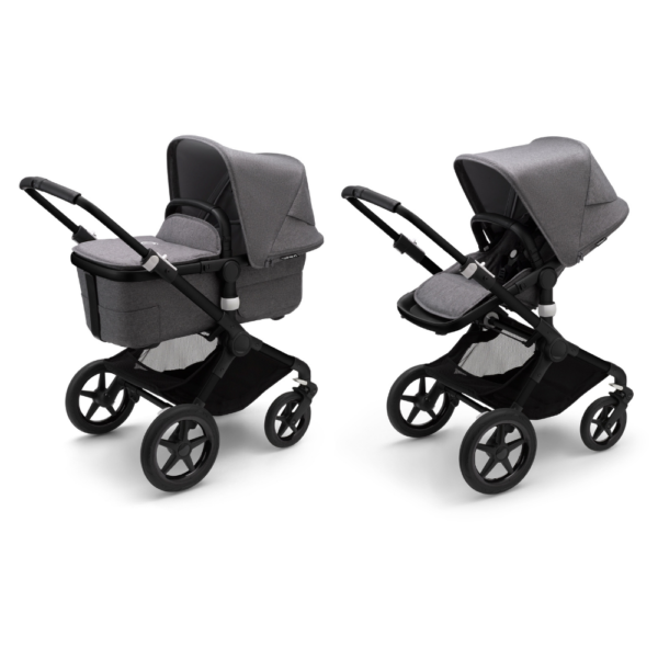 Kinderwagen Bugaboo Fox3 Black/Grey Melange