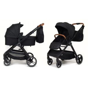 Kinderwagen NoviNeo Black/Cognac Grip