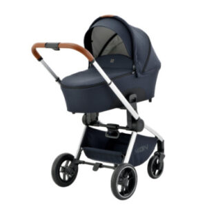 MOON Combi kinderwagen Resea Kombi Silver /Navy Exclusief