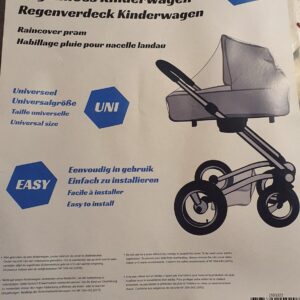 Regenhoes - Kinderwagen met Luifel - One Size - Eenvoudig in gebruik