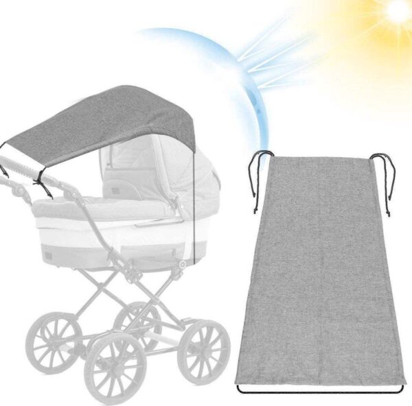 Universele kinderwagen zonnescherm