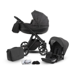 knorr-baby Combi Kinderwagen YAP leisteen