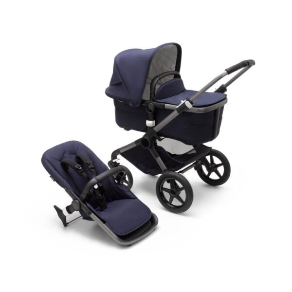 Bugaboo Kinderwagen 2 in 1 Fox 3 Classic Compleet Graphite Dark Navy