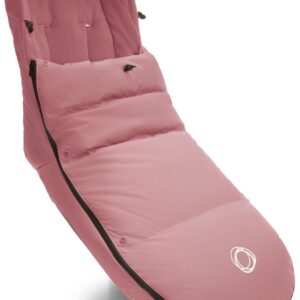 Bugaboo Winter Performance Voetenzak, Must-Have Kinderwagen Accessoire Met Kap, Schoenenschild en Tweeweg Rits in Evening Pink