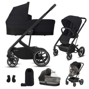 Cybex Kinderwagen 2 In 1 Balios S Lux Deep Black Frame Black + Accessoires