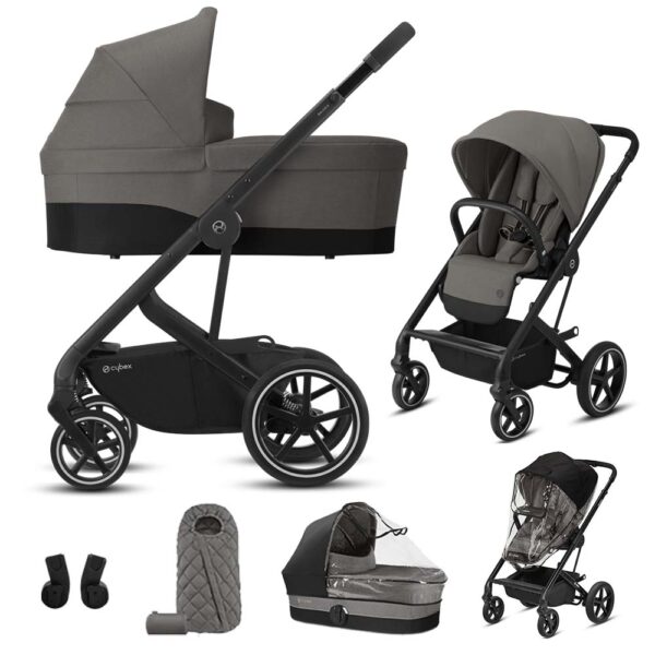 Cybex Kinderwagen 2 In 1 Balios S Lux Soho Grey Frame Black + Accessoires