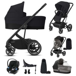 Cybex Kinderwagen 3 In 1 Balios S Lux Deep Black Frame Black Complete Set