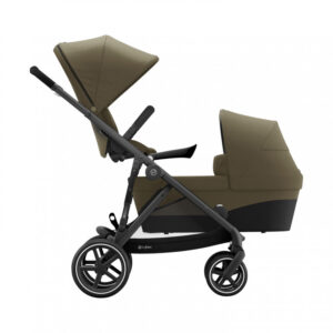 Duo Kinderwagen Cybex Gazelle S Classic Beige/Mid Beige - Black Frame