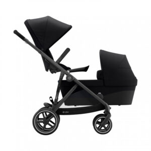 Duo Kinderwagen Cybex Gazelle S Deep Black/Black - Black Frame