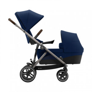 Duo Kinderwagen Cybex Gazelle S Navy Blue/Navy Blue - Taupe Frame