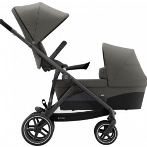 Duo Kinderwagen Cybex Gazelle S Soho Grey / Mid Grey - Black Frame