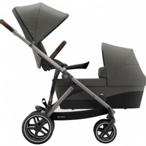 Duo Kinderwagen Cybex Gazelle S Soho Grey / Mid Grey - Taupe Frame