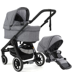 Emmaljunga Kinderwagen 2 In 1 NXT Lounge Grey NXT60 Black 3.0