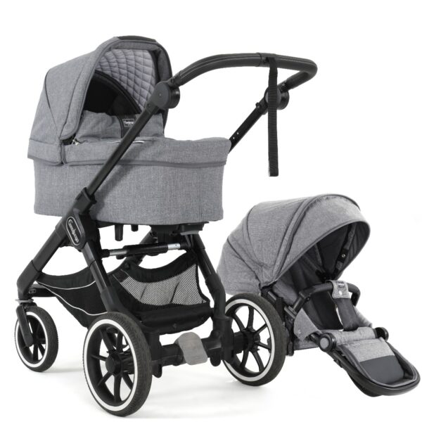 Emmaljunga Kinderwagen 2 In 1 NXT Lounge Grey NXT90 Black 3.0