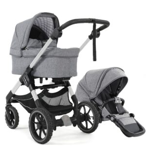 Emmaljunga Kinderwagen 2 In 1 NXT Lounge Grey NXT90 Silver 3.0