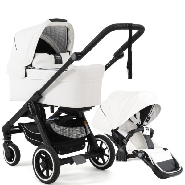 Emmaljunga Kinderwagen 2 In 1 NXT Lounge White NXT60 Black 3.0