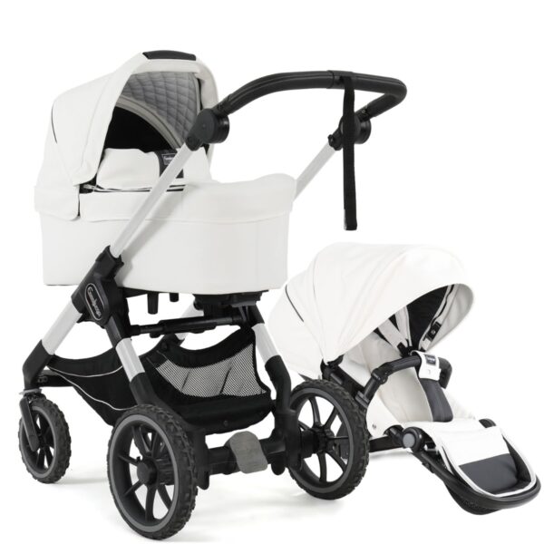 Emmaljunga Kinderwagen 2 In 1 NXT Lounge White NXT90 Silver 3.0