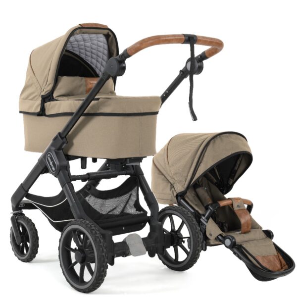 Emmaljunga Kinderwagen 2 In 1 NXT Outdoor Beige NXT90 Outdoor Black 3.0