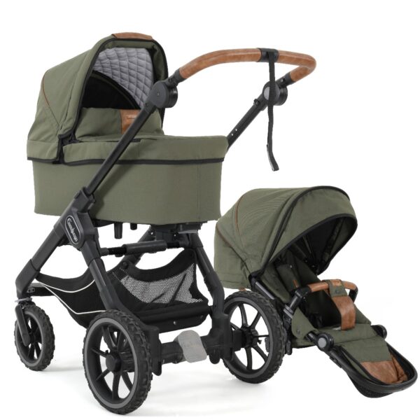 Emmaljunga Kinderwagen 2 In 1 NXT Outdoor Olive NXT90 Outdoor Black 3.0