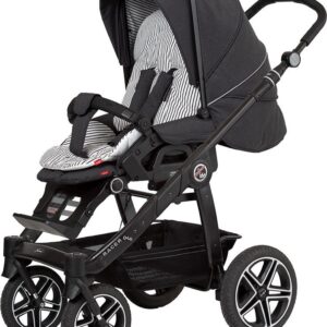 Hartan Kinderwagen Racer GTS s. Olive r class y streep (431) Framekleur zwart