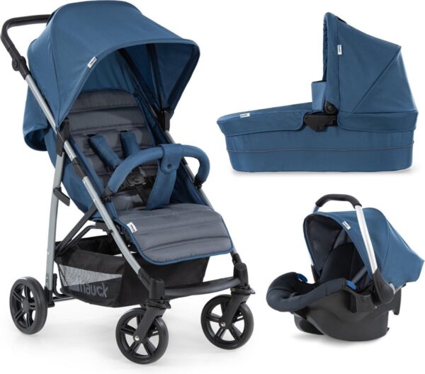 Hauck Rapid 4 Plus Trioset Kinderwagen - Denim/grey