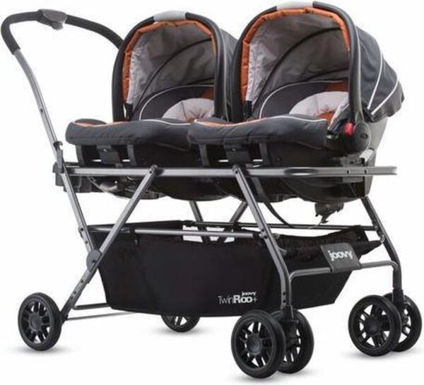 Joovy Twin Roo + Kinderwagen + Maxi Cosi Adapter