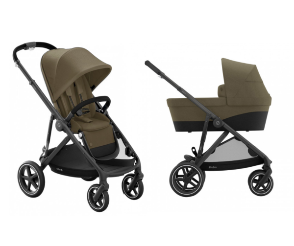 Kinderwagen Cybex Gazelle S Classic Beige/Mid Beige - Black Frame