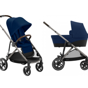 Kinderwagen Cybex Gazelle S Classic Navy Blue/Navy Blue - Taupe Frame