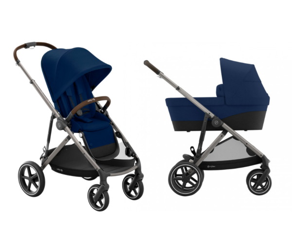 Kinderwagen Cybex Gazelle S Classic Navy Blue/Navy Blue - Taupe Frame